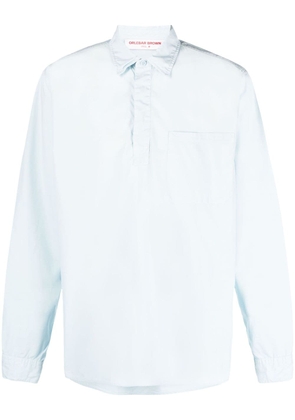 Orlebar Brown Shanklin organic-cotton shirt - Blue