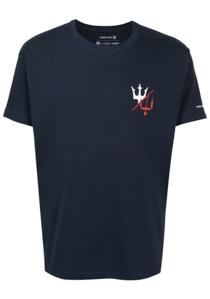 Osklen Kite Icon logo-print T-shirt - Blue
