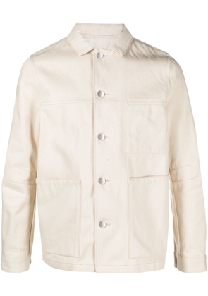 Toogood Carpenter organic-cotton shirt jacket - Neutrals