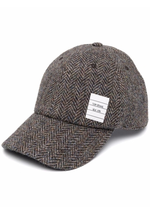 Thom Browne herringbone-tweed baseball cap