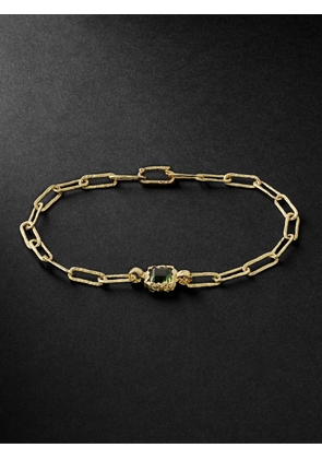 Healers Fine Jewelry - Recycled Gold Tourmaline Chain Bracelet - Men - Gold