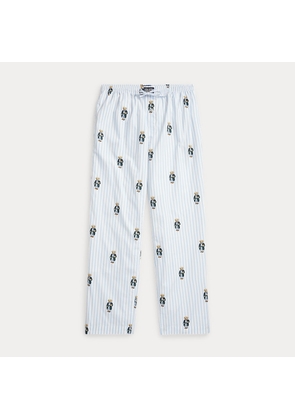 Polo Bear Striped Cotton Pyjama Trouser