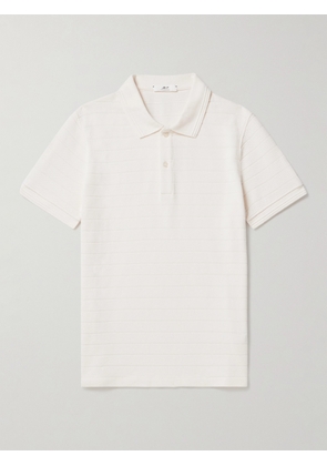 Mr P. - Organic Cotton-Piqué Polo Shirt - Men - Neutrals - XS