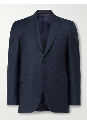 Canali - Checked Super 130s Wool Suit Jacket - Men - Blue - IT 46