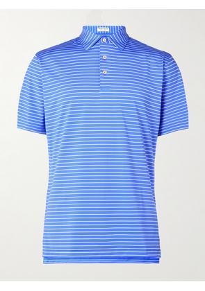 Peter Millar - Drum Striped Tech-Jersey Golf Polo Shirt - Men - Blue - S