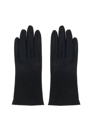 ALAÏA - Bimant Leather Gloves - Black - 6.5 - Moda Operandi