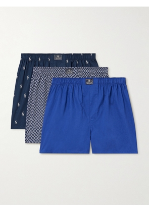 Polo Ralph Lauren - Three-Pack Printed Cotton Boxer Shorts - Men - Multi - S