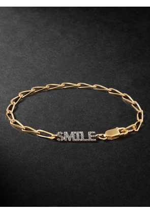 Yvonne Léon - Smile 18-Karat Gold Diamond Bracelet - Men - Gold