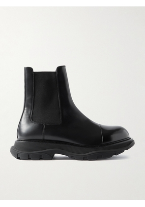 Alexander McQueen - Tread Exaggerated-Sole Leather Chelsea Boots - Men - Black - EU 41