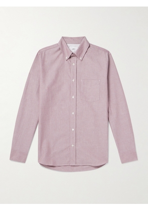 Mr P. - Button-Down Collar Organic Cotton Oxford Shirt - Men - Pink - XS