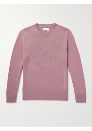 Mr P. - Golf Merino Wool Sweater - Men - Pink - XS