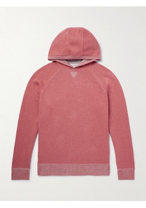 Peter Millar - Hartford Knitted Cotton and Wool-Blend Hoodie - Men - Red - S