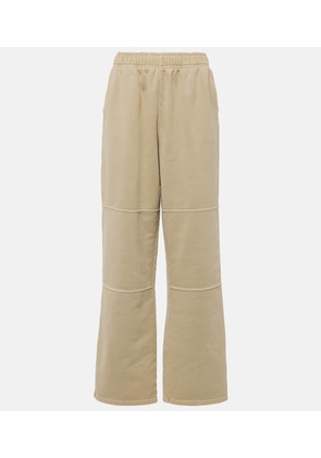 Prada High-rise cotton sweatpants