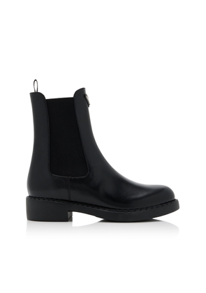 Prada - Leather Chelsea Boots - Black - IT 38 - Moda Operandi
