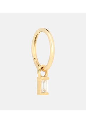 Maria Tash 18kt gold hoop earring with diamond