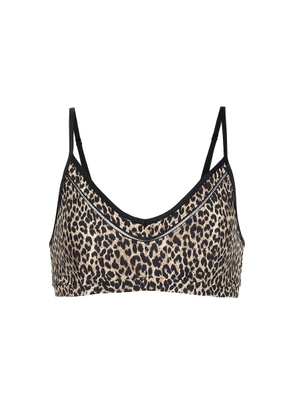 The Upside Leopard-print sports bra