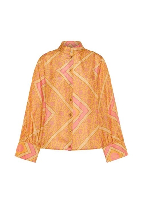 Franklin silk habotai blouse