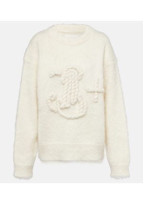 Jil Sander Monogram mohair-blend sweater
