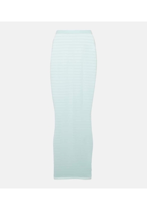 Alaïa Striped maxi skirt