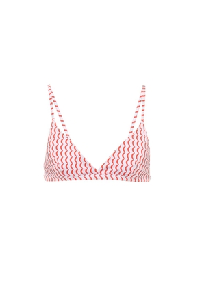 Asceno Genoa wave-print bikini top
