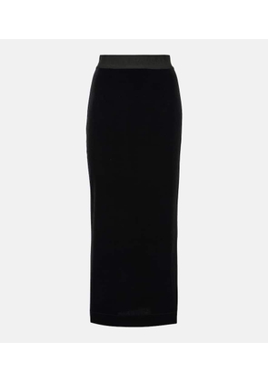 Dolce&Gabbana Velvet pencil skirt