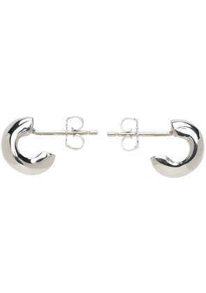 AGMES Silver Mini Dahlia Earrings