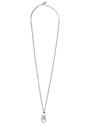Paul Smith Zip Chain Necklace - Silver
