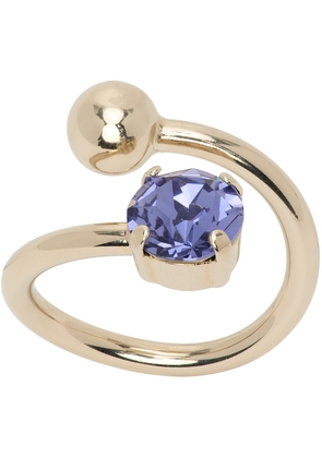 Justine Clenquet Gold & Purple Jackie Ring