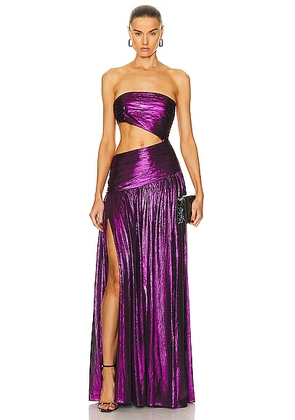 retrofete Kenna Dress in Purple - Purple. Size M (also in L, XL, XS).