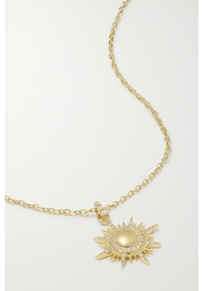 SORELLINA - Mini Il Sole 18-karat Gold Diamond Necklace - One size