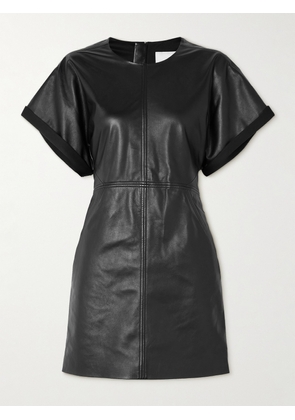 Isabel Marant - Faustilia Leather Mini Dress - Black - FR36