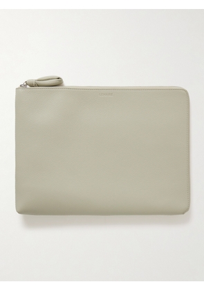 LEMAIRE - Textured-leather Pouch - Ecru - One size