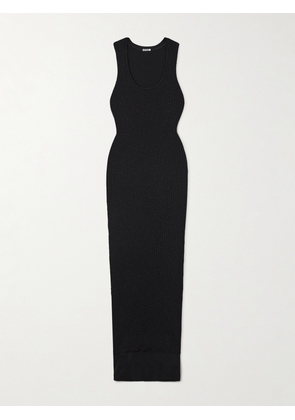 Jil Sander - Ribbed Cotton Maxi Dress - Black - FR34,FR36,FR38,FR40,FR42,FR44