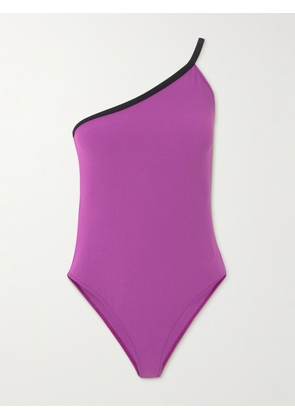 Lisa Marie Fernandez - + Net Sustain One-shoulder Swimsuit - Purple - 0,1,2,3,4