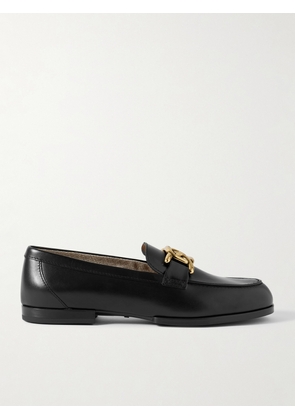 Tod's - Gomma Catena Embellished Leather Loafers - Black - IT35,IT36,IT36.5,IT37,IT37.5,IT38,IT38.5,IT39,IT39.5,IT40,IT40.5,IT41,IT41.5,IT42