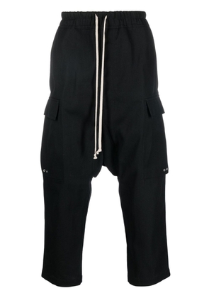 Rick Owens drop-crotch trousers - Black