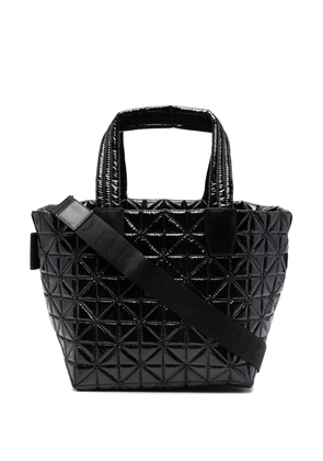VeeCollective quilted leather tote bag - Black