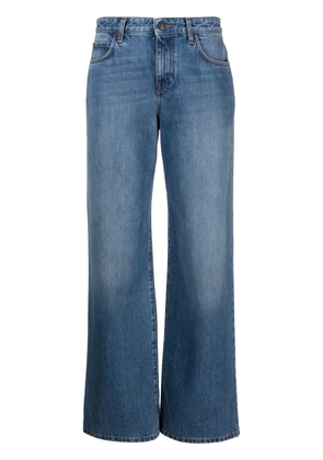 The Row mid-rise wide-leg jeans - Blue