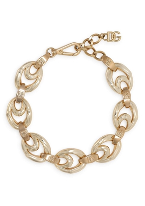 Dolce & Gabbana DG link chain necklace - Gold