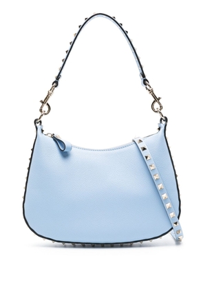 Valentino Garavani small Rockstud leather tote bag - Blue