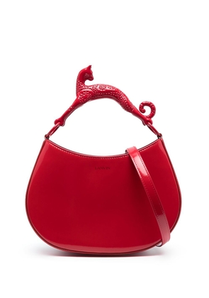 Lanvin sculpted cat-handle shoulder bag - Red