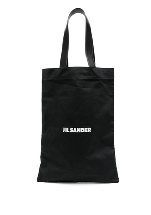 Jil Sander large Flat Shopper tote bag - Black