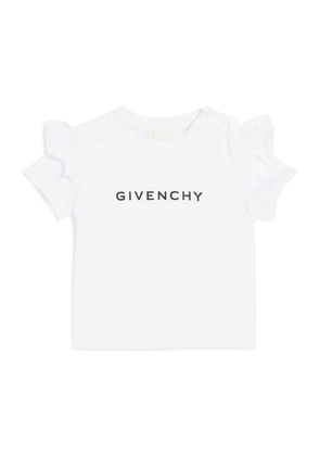 Givenchy Kids Frill-Trim Logo T-Shirt (6-18 Months)