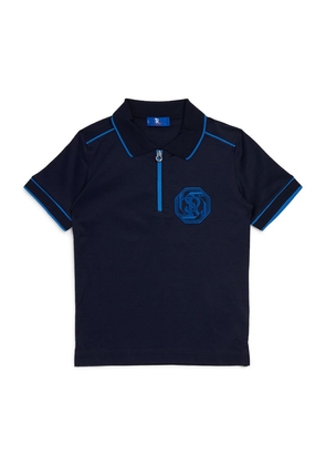 Stefano Ricci Kids Half-Zip Polo Shirt (4-16 Years)