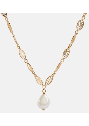 Chloé Darcey Lace baroque pearl necklace