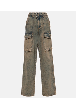 Marant Etoile Heilani high-rise cargo jeans