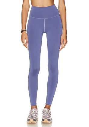 alo High Waisted Airlift Legging in Infinity Blue - Blue. Size L (also in ).