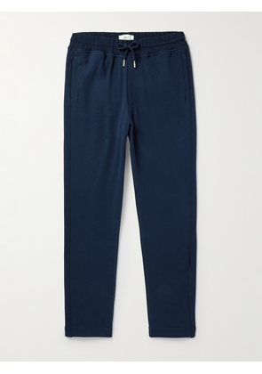 Mr P. - Tapered Cotton-Jersey Sweatpants - Men - Blue - XS