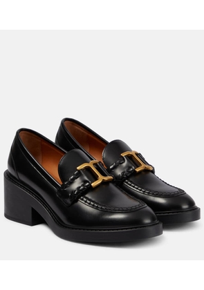 Chloé Marcie leather loafer pumps