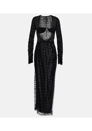 Alessandra Rich Lace maxi dress